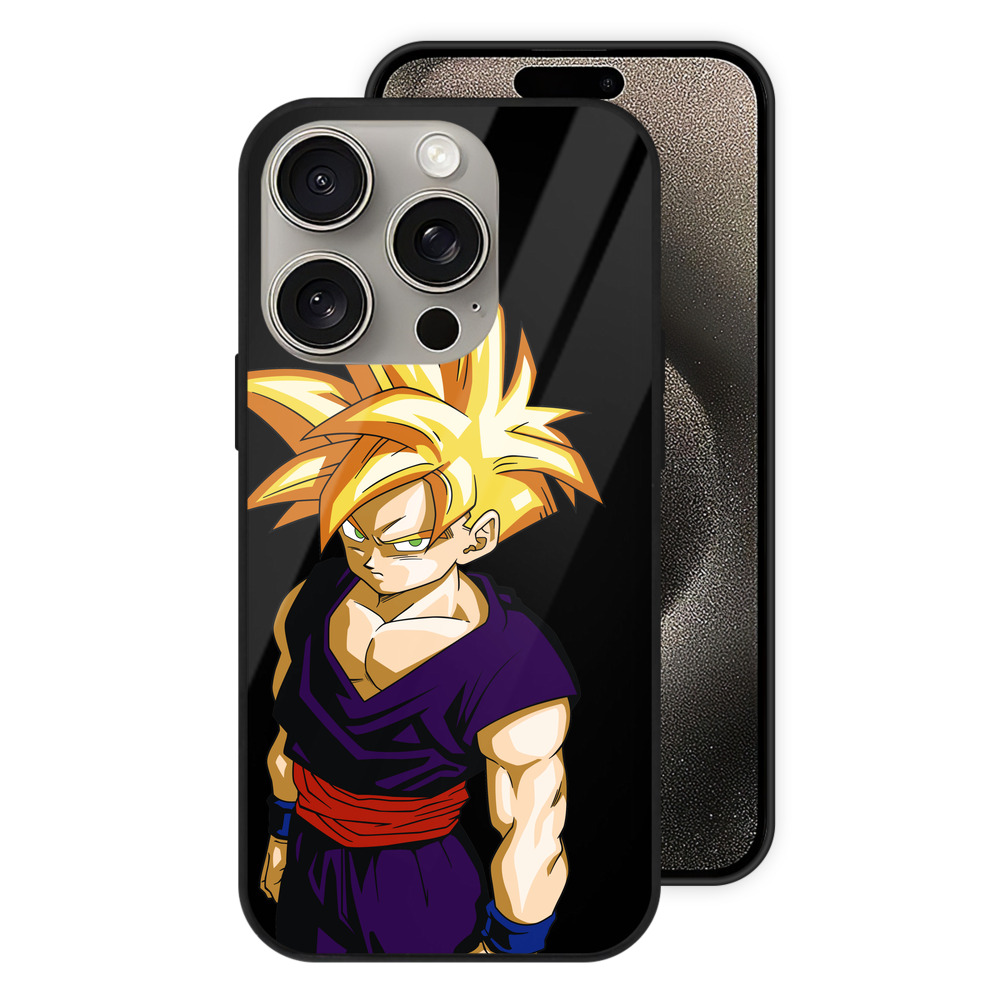 （画像用） ドラゴンボール ベジット DRAGON BALL Vegetto 【iPhone15Pro対応】スマホケース 耐衝撃＆黄変防止 背面ガラス