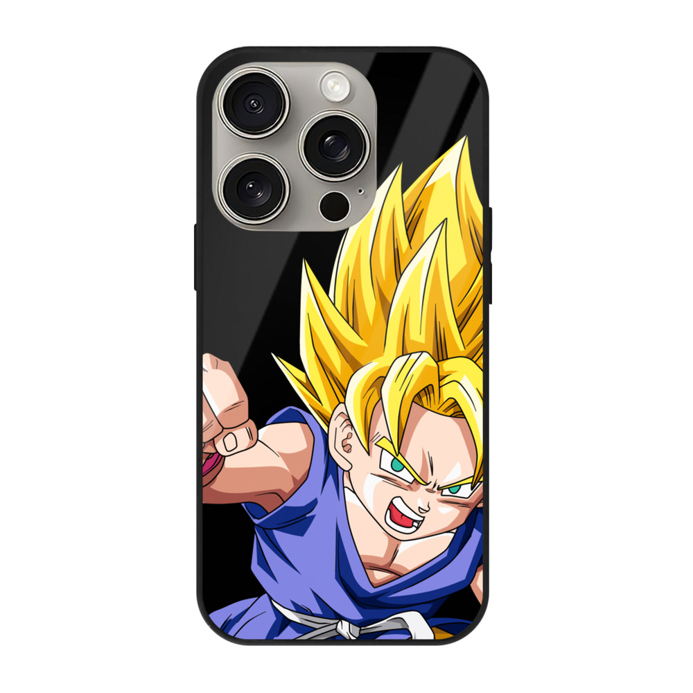 （画像用） ドラゴンボール ベジット DRAGON BALL Vegetto 【iPhone15Pro対応】スマホケース 耐衝撃＆黄変防止 背面ガラス