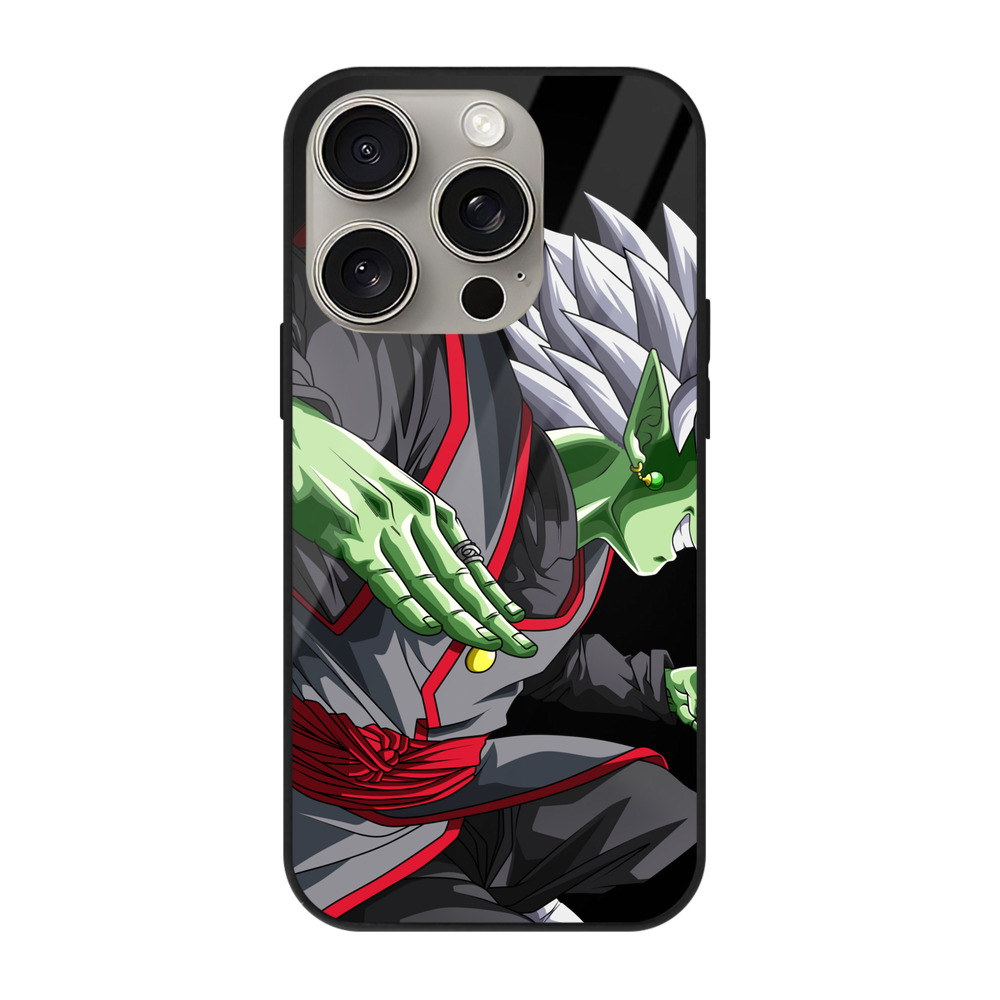 （画像用） ドラゴンボール ベジット DRAGON BALL Vegetto 【iPhone15Pro対応】スマホケース 耐衝撃＆黄変防止 背面ガラス