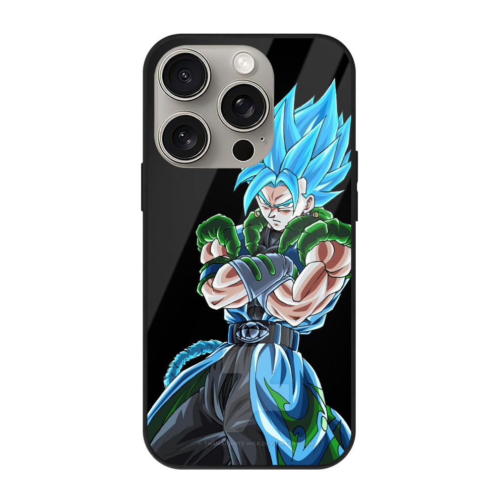 （画像用） ドラゴンボール ベジット DRAGON BALL Vegetto 【iPhone15Pro対応】スマホケース 耐衝撃＆黄変防止 背面ガラス