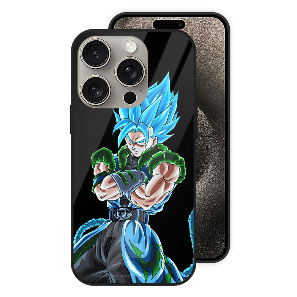（画像用） ドラゴンボール ベジット DRAGON BALL Vegetto 【iPhone15Pro対応】スマホケース 耐衝撃＆黄変防止 背面ガラス