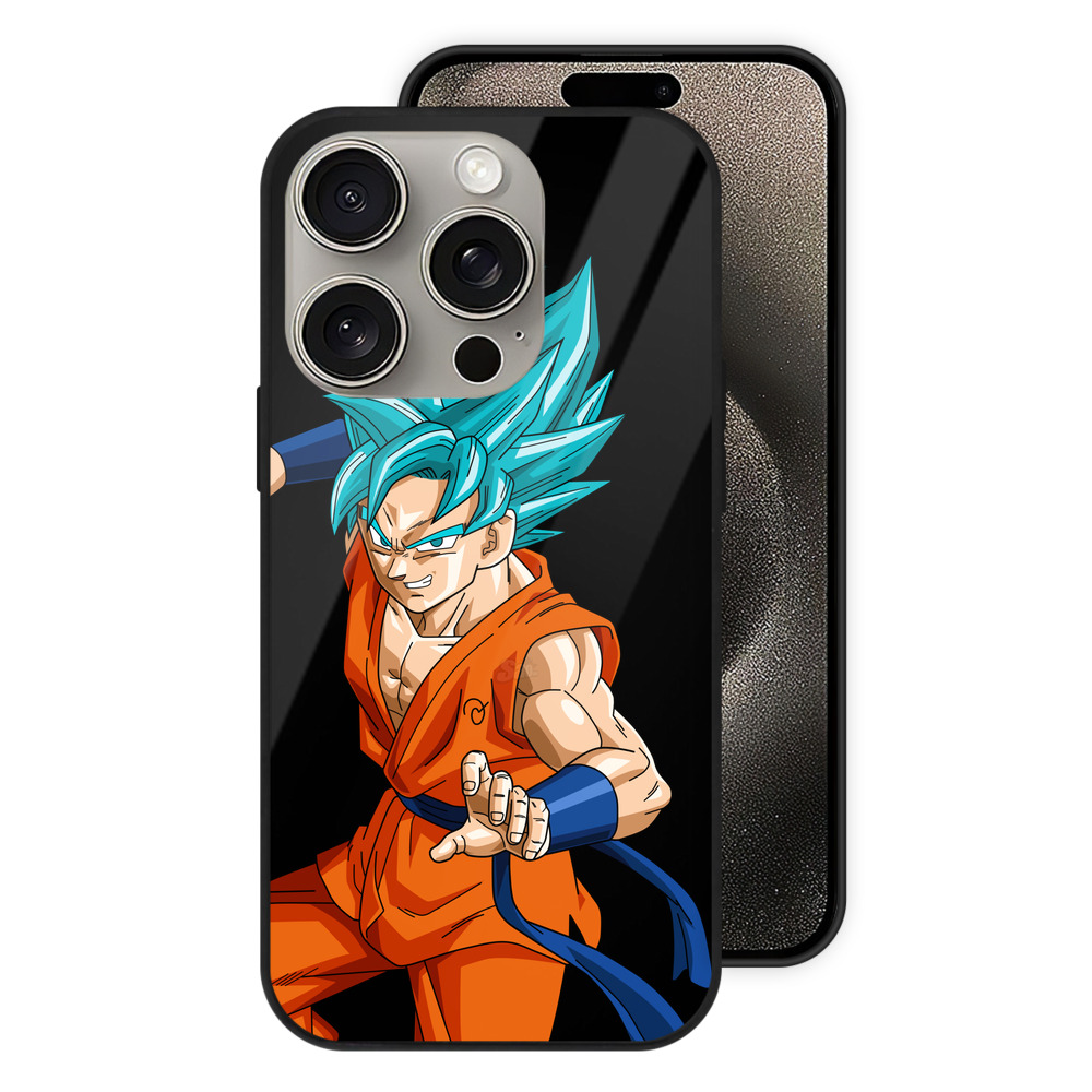 （画像用） ドラゴンボール ベジット DRAGON BALL Vegetto 【iPhone15Pro対応】スマホケース 耐衝撃＆黄変防止 背面ガラス