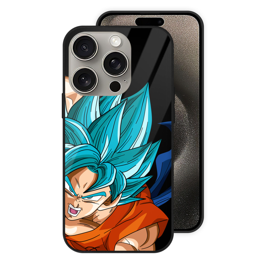 （画像用） ドラゴンボール ベジット DRAGON BALL Vegetto 【iPhone15Pro対応】スマホケース 耐衝撃＆黄変防止 背面ガラス
