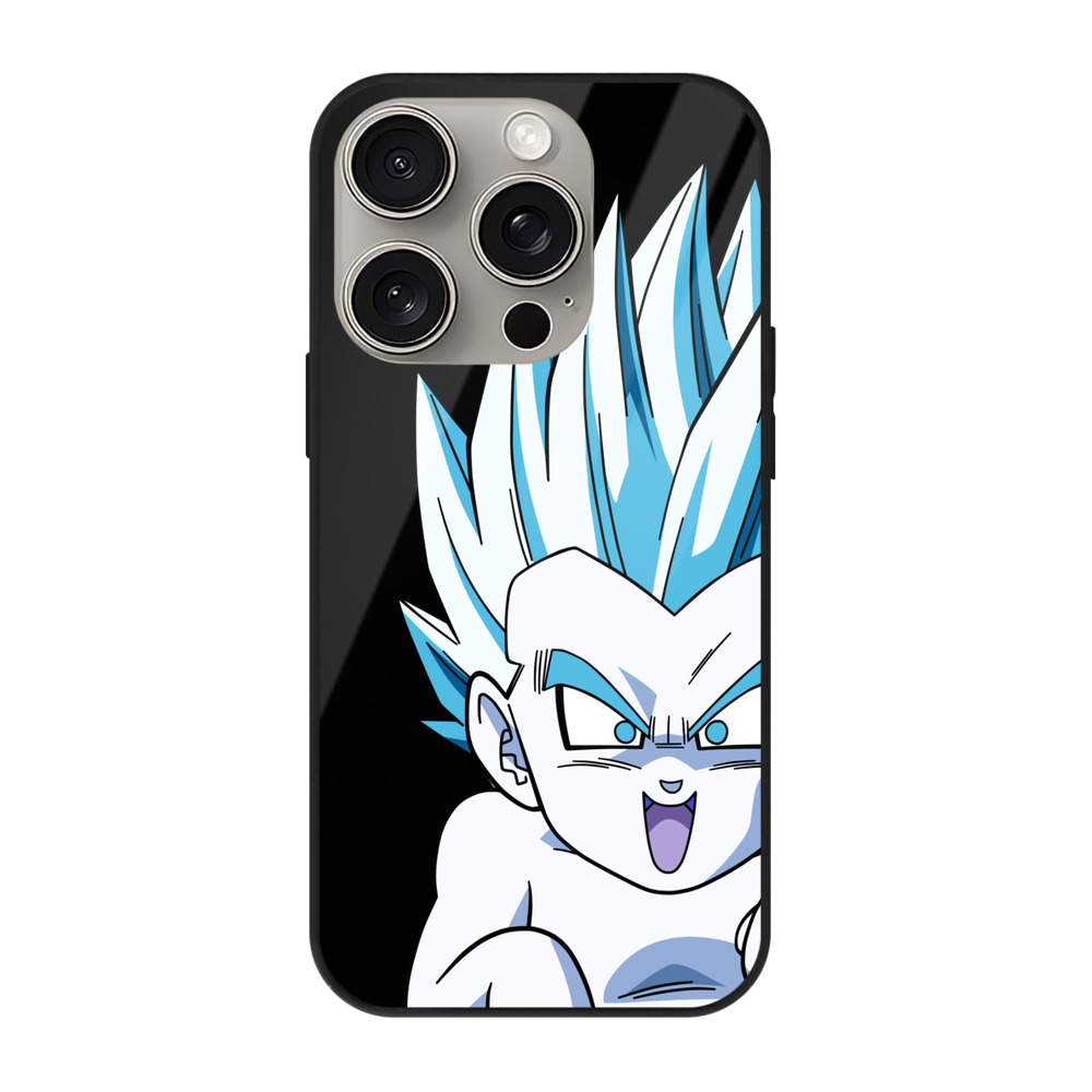 （画像用） ドラゴンボール ベジット DRAGON BALL Vegetto 【iPhone15Pro対応】スマホケース 耐衝撃＆黄変防止 背面ガラス