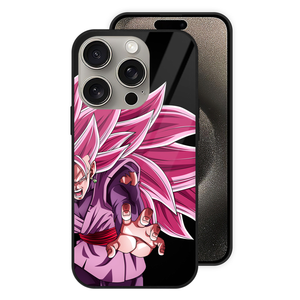 （画像用） ドラゴンボール ベジット DRAGON BALL Vegetto 【iPhone15Pro対応】スマホケース 耐衝撃＆黄変防止 背面ガラス