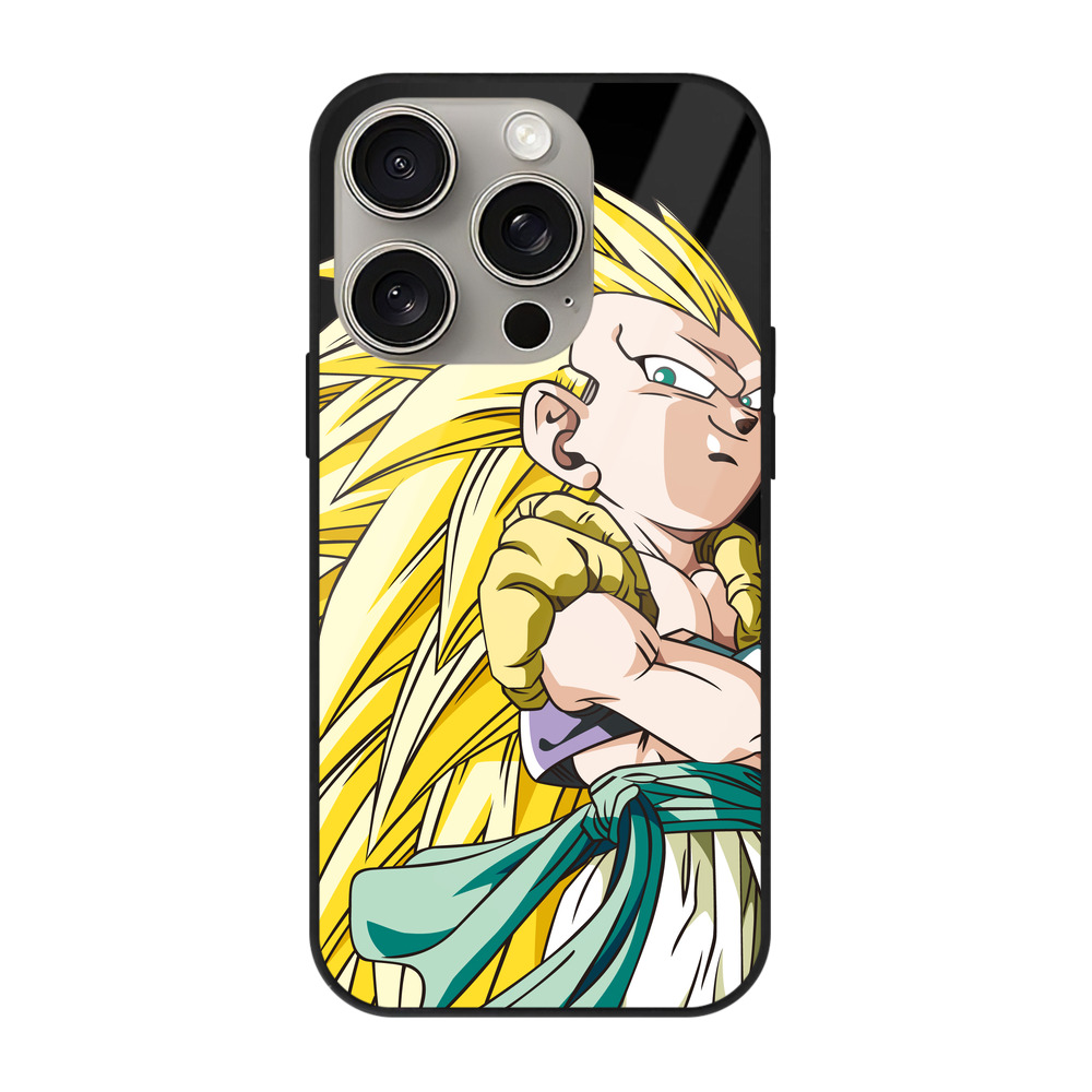 （画像用） ドラゴンボール ベジット DRAGON BALL Vegetto 【iPhone15Pro対応】スマホケース 耐衝撃＆黄変防止 背面ガラス