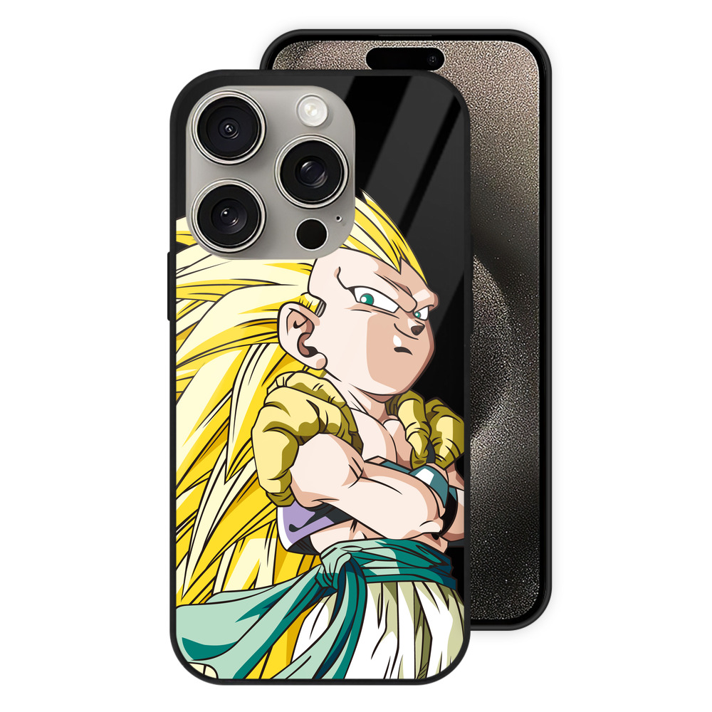 （画像用） ドラゴンボール ベジット DRAGON BALL Vegetto 【iPhone15Pro対応】スマホケース 耐衝撃＆黄変防止 背面ガラス
