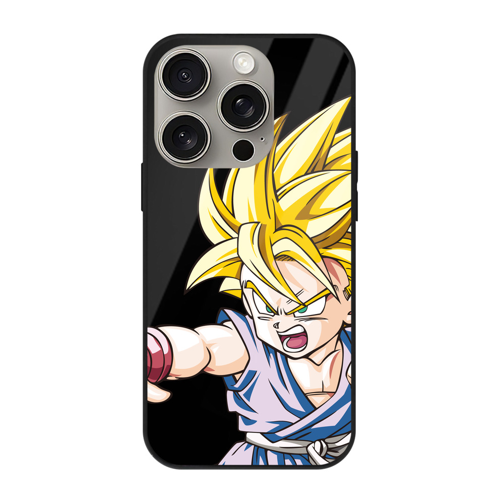 （画像用） ドラゴンボール ベジット DRAGON BALL Vegetto 【iPhone15Pro対応】スマホケース 耐衝撃＆黄変防止 背面ガラス