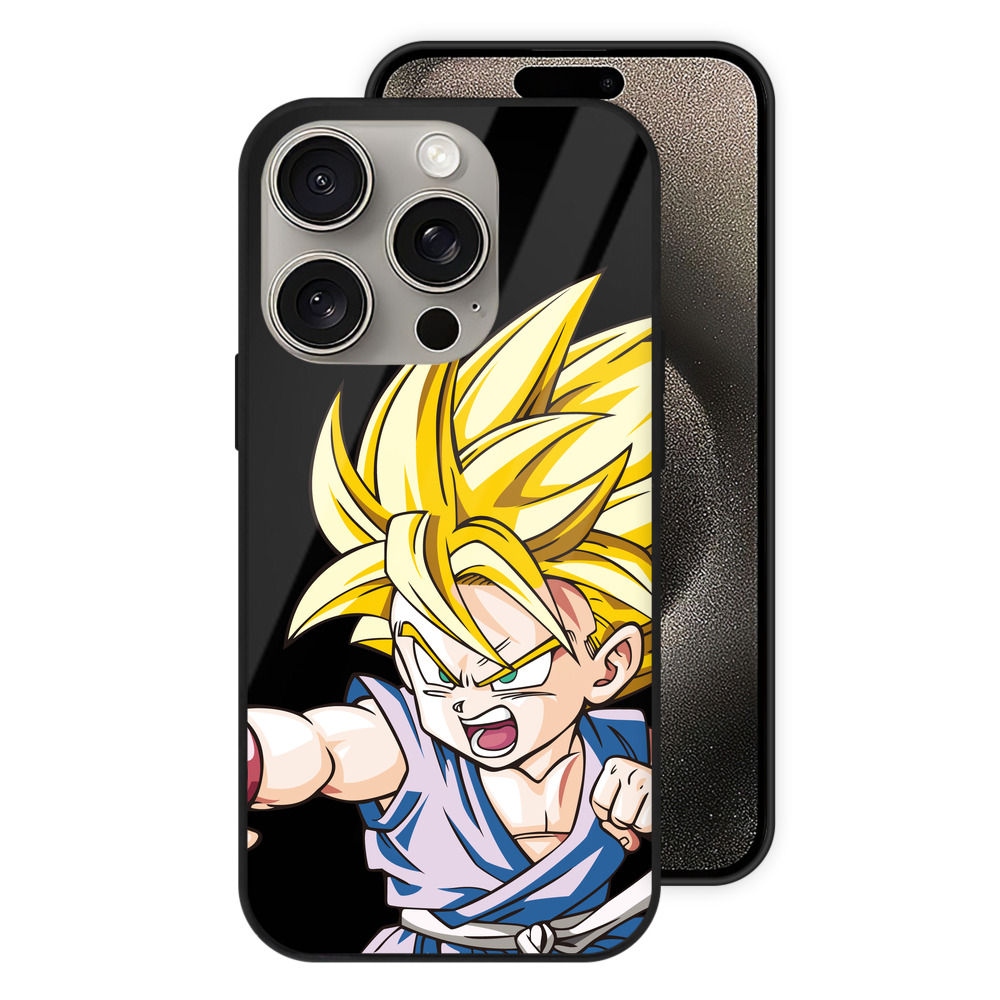 （画像用） ドラゴンボール ベジット DRAGON BALL Vegetto 【iPhone15Pro対応】スマホケース 耐衝撃＆黄変防止 背面ガラス