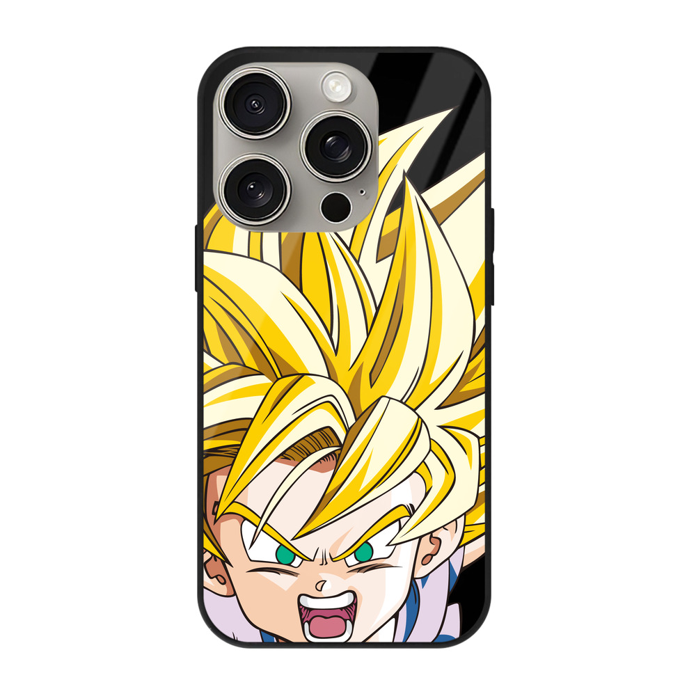 （画像用） ドラゴンボール ベジット DRAGON BALL Vegetto 【iPhone15Pro対応】スマホケース 耐衝撃＆黄変防止 背面ガラス