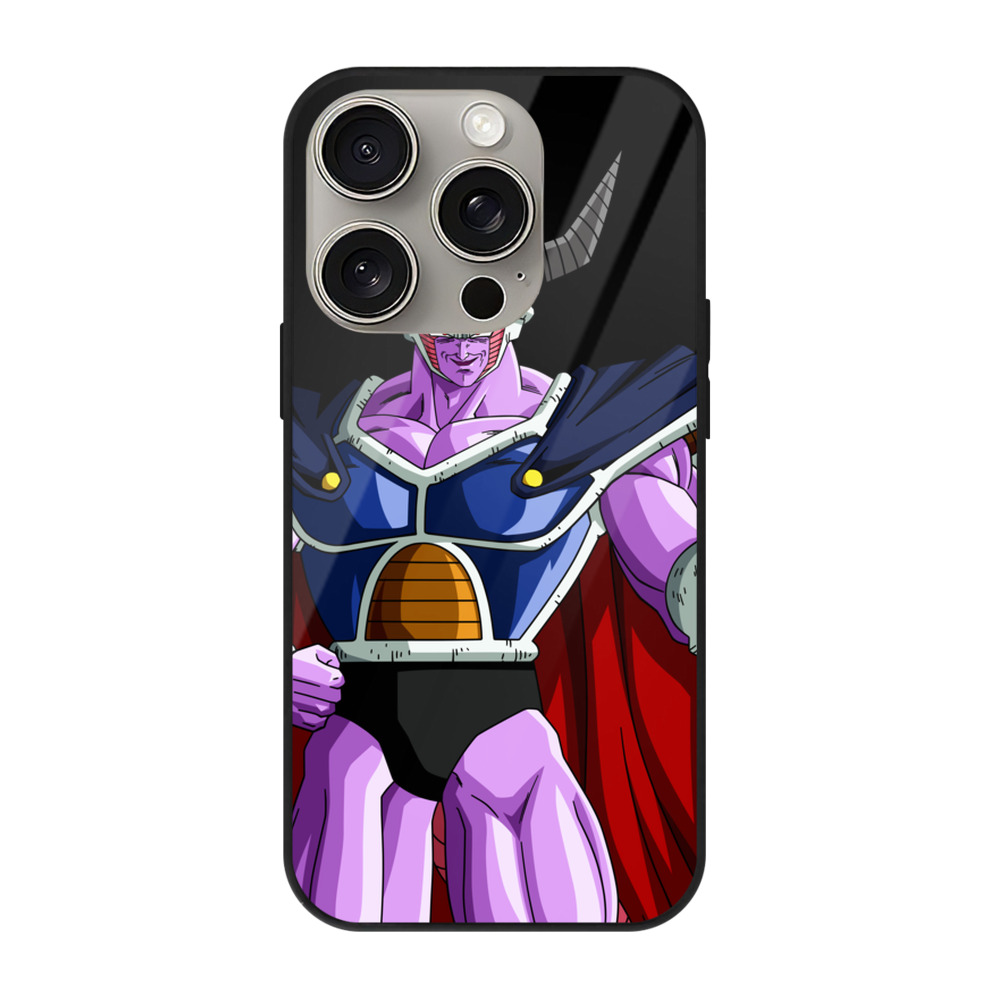 （画像用） ドラゴンボール コルド大王 DRAGON BALL King Cold 【iPhone15Pro対応】スマホケース 耐衝撃＆黄変防止 背面ガラス