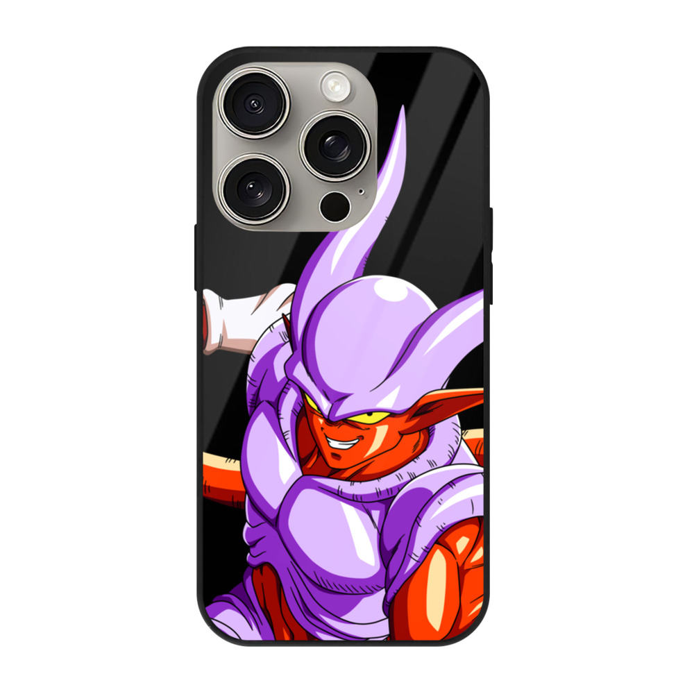 （画像用） ドラゴンボール ジャネンバ DRAGON BALL Janemba 【iPhone15Pro対応】スマホケース 耐衝撃＆黄変防止 背面ガラス