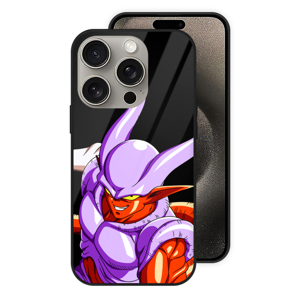 （画像用） ドラゴンボール ジャネンバ DRAGON BALL Janemba 【iPhone15Pro対応】スマホケース 耐衝撃＆黄変防止 背面ガラス