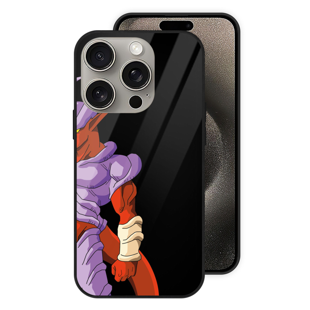 （画像用） ドラゴンボール ジャネンバ DRAGON BALL Janemba 【iPhone15Pro対応】スマホケース 耐衝撃＆黄変防止 背面ガラス