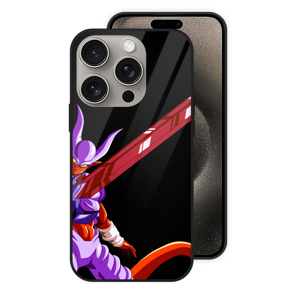 （画像用） ドラゴンボール ジャネンバ DRAGON BALL Janemba 【iPhone15Pro対応】スマホケース 耐衝撃＆黄変防止 背面ガラス