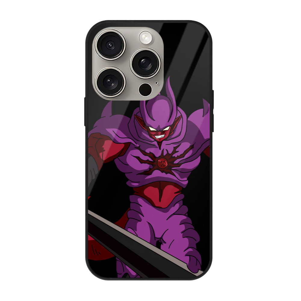 （画像用） ドラゴンボール ジャネンバ DRAGON BALL Janemba 【iPhone15Pro対応】スマホケース 耐衝撃＆黄変防止 背面ガラス