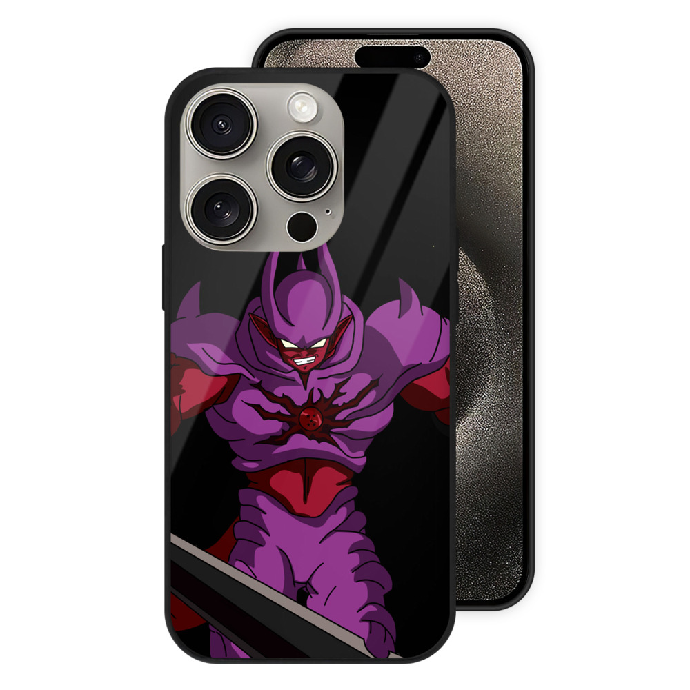 （画像用） ドラゴンボール ジャネンバ DRAGON BALL Janemba 【iPhone15Pro対応】スマホケース 耐衝撃＆黄変防止 背面ガラス