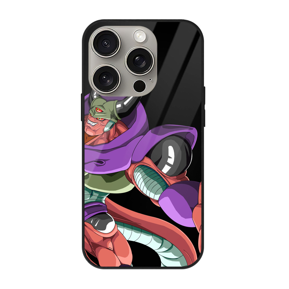 （画像用） ドラゴンボール ジャネンバ DRAGON BALL Janemba 【iPhone15Pro対応】スマホケース 耐衝撃＆黄変防止 背面ガラス