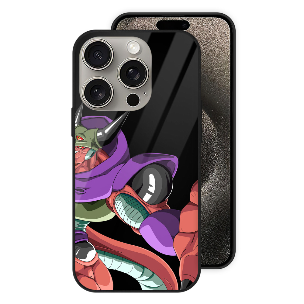 （画像用） ドラゴンボール ジャネンバ DRAGON BALL Janemba 【iPhone15Pro対応】スマホケース 耐衝撃＆黄変防止 背面ガラス