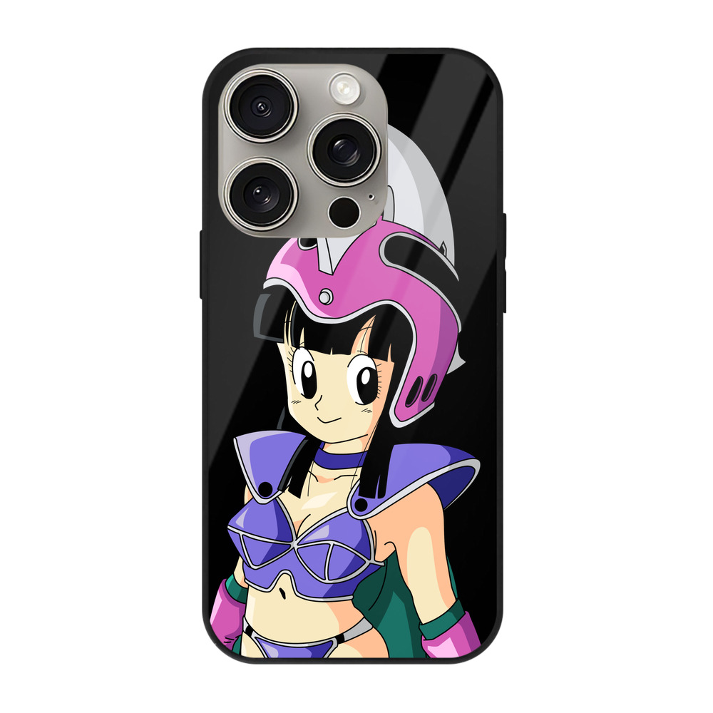 （画像用） ドラゴンボール チチ DRAGON BALL Chichi 【iPhone15Pro対応】スマホケース 耐衝撃＆黄変防止 背面ガラス
