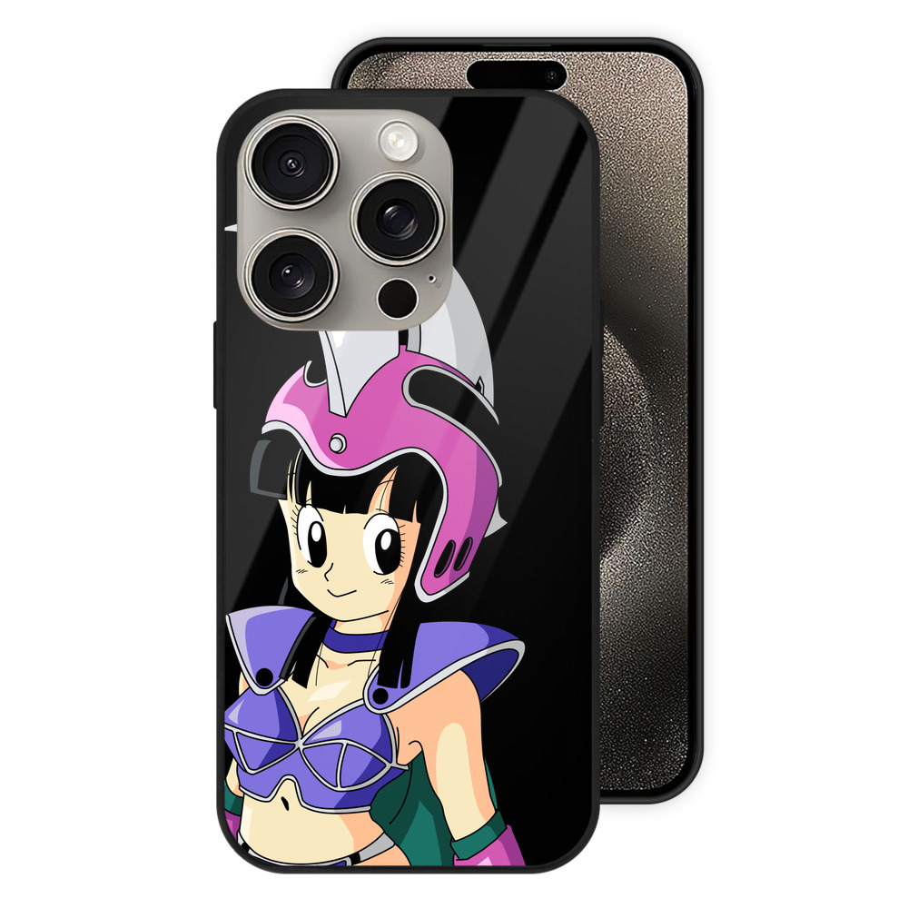 （画像用） ドラゴンボール チチ DRAGON BALL Chichi 【iPhone15Pro対応】スマホケース 耐衝撃＆黄変防止 背面ガラス