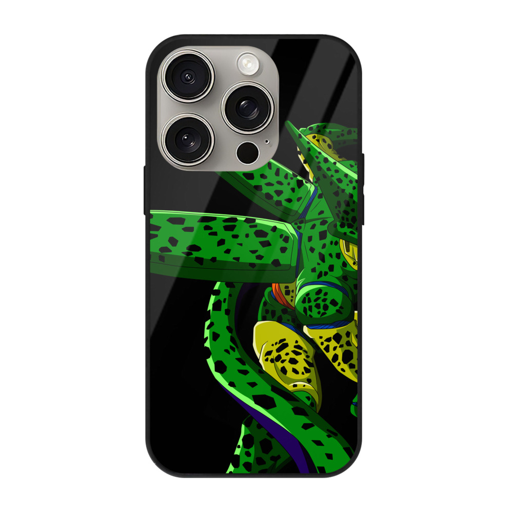（画像用） ドラゴンボール セル DRAGON BALL Cell 【iPhone15Pro対応】スマホケース 耐衝撃＆黄変防止 背面ガラス