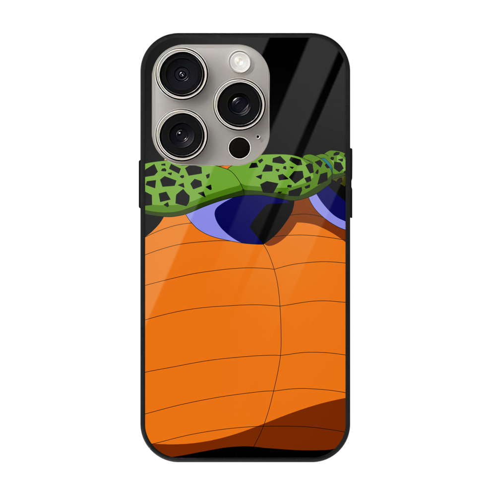 （画像用） ドラゴンボール セル DRAGON BALL Cell 【iPhone15Pro対応】スマホケース 耐衝撃＆黄変防止 背面ガラス