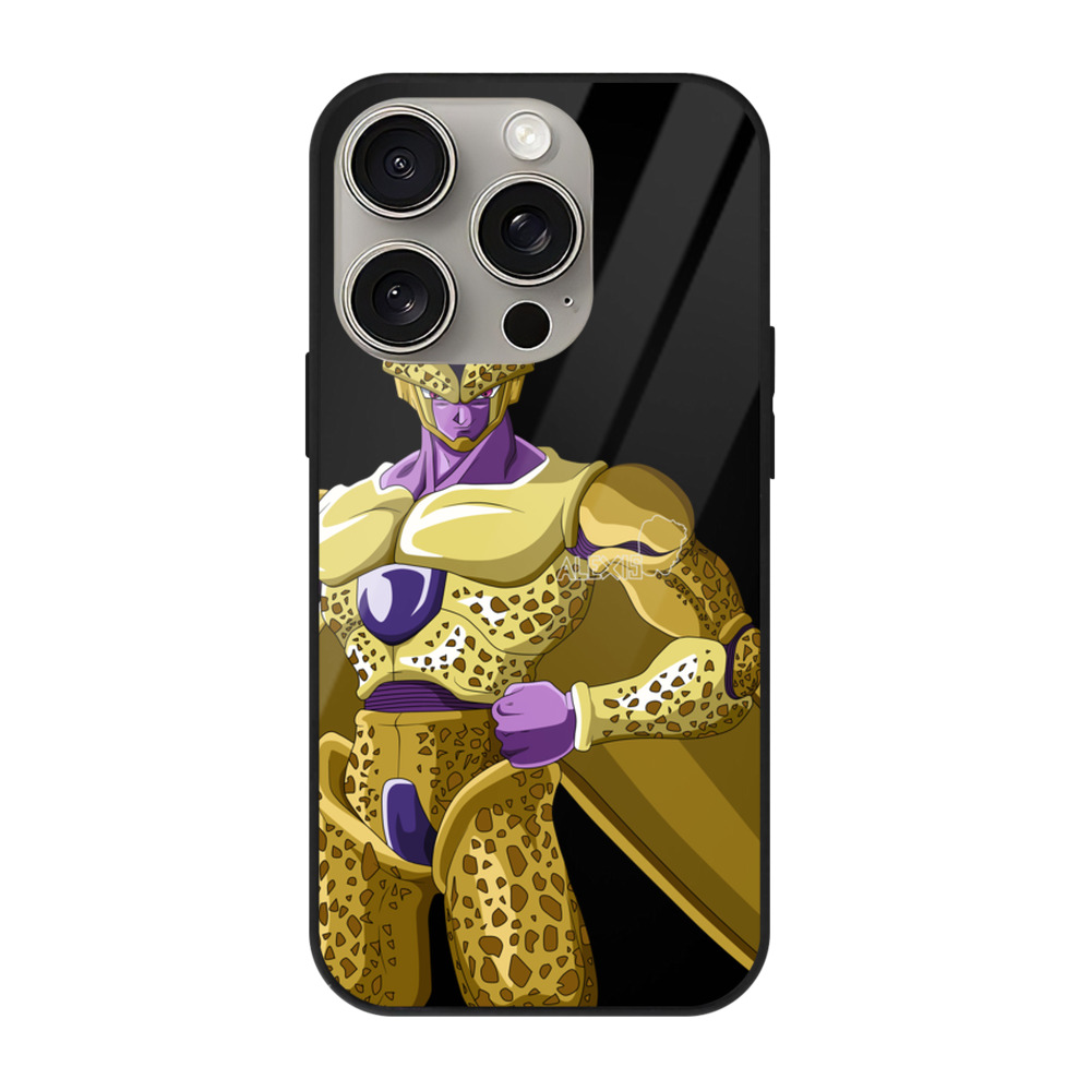 （画像用） ドラゴンボール セル DRAGON BALL Cell 【iPhone15Pro対応】スマホケース 耐衝撃＆黄変防止 背面ガラス