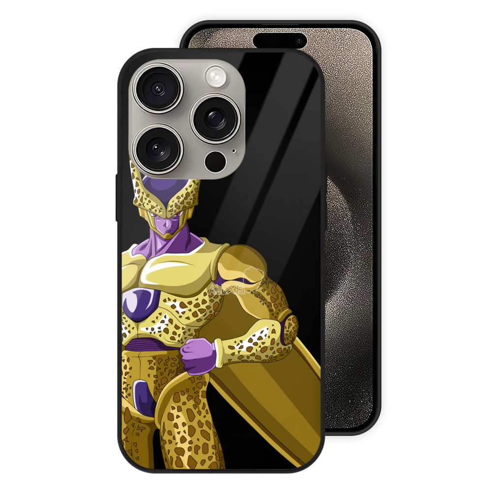 （画像用） ドラゴンボール セル DRAGON BALL Cell 【iPhone15Pro対応】スマホケース 耐衝撃＆黄変防止 背面ガラス