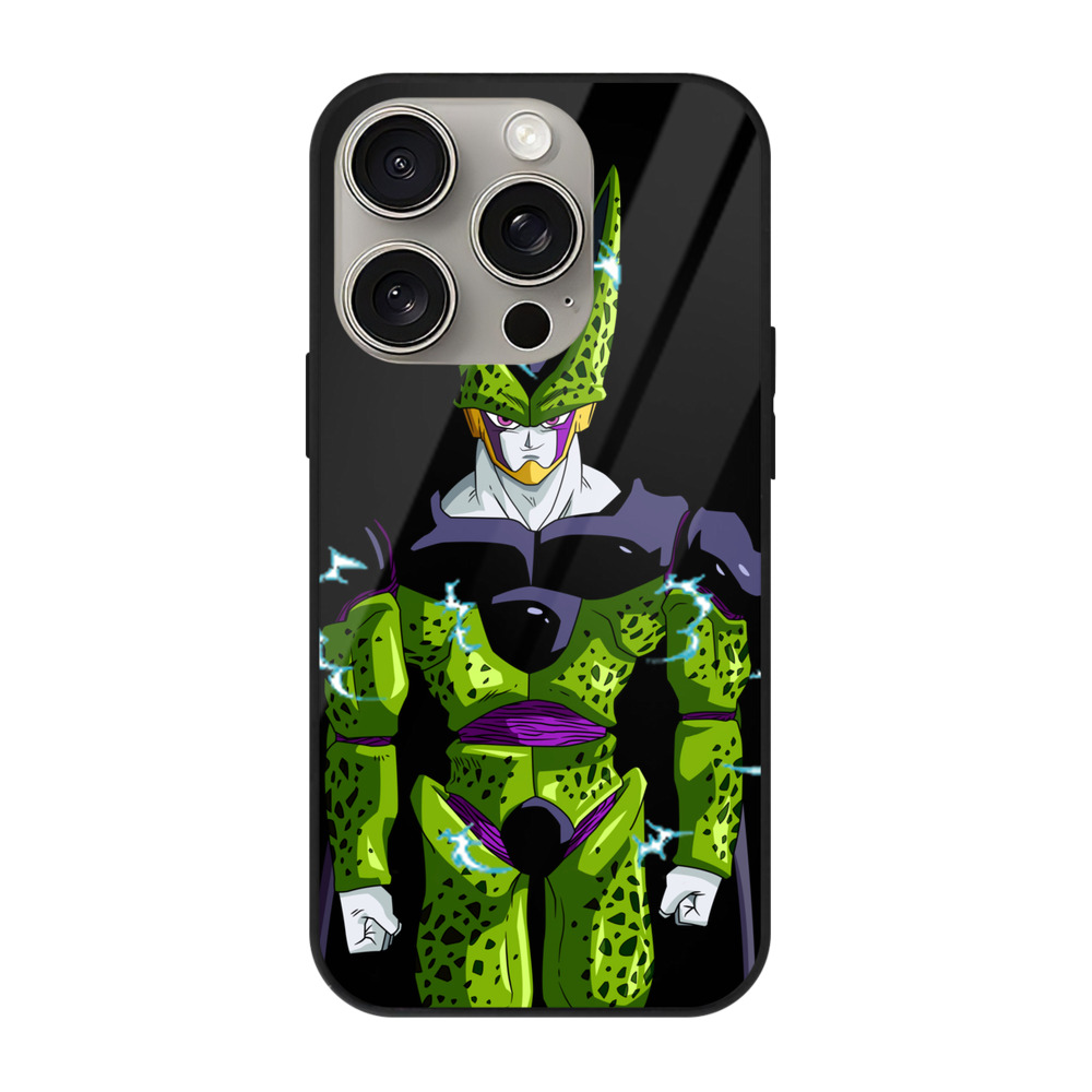 （画像用） ドラゴンボール セル DRAGON BALL Cell 【iPhone15Pro対応】スマホケース 耐衝撃＆黄変防止 背面ガラス