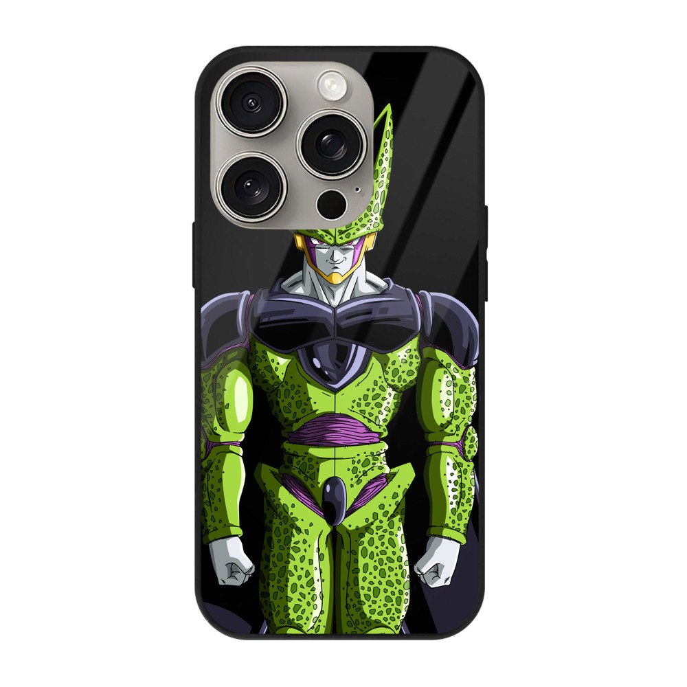 （画像用） ドラゴンボール セル DRAGON BALL Cell 【iPhone15Pro対応】スマホケース 耐衝撃＆黄変防止 背面ガラス
