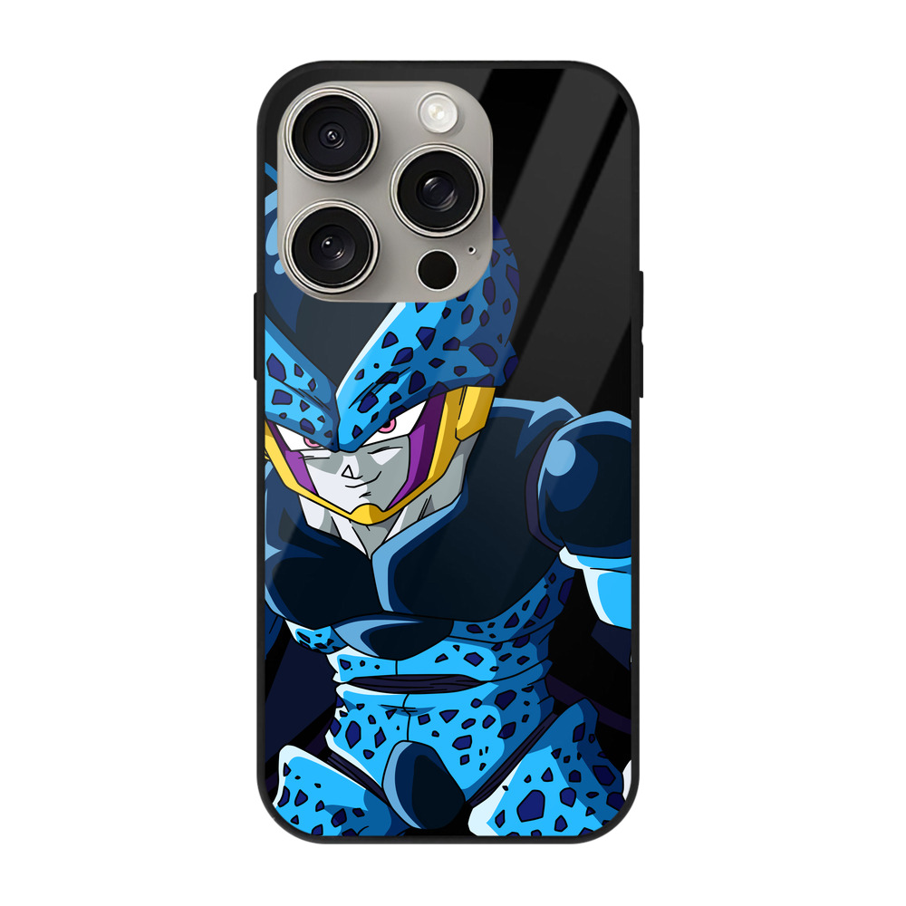 （画像用） ドラゴンボール セル DRAGON BALL Cell 【iPhone15Pro対応】スマホケース 耐衝撃＆黄変防止 背面ガラス