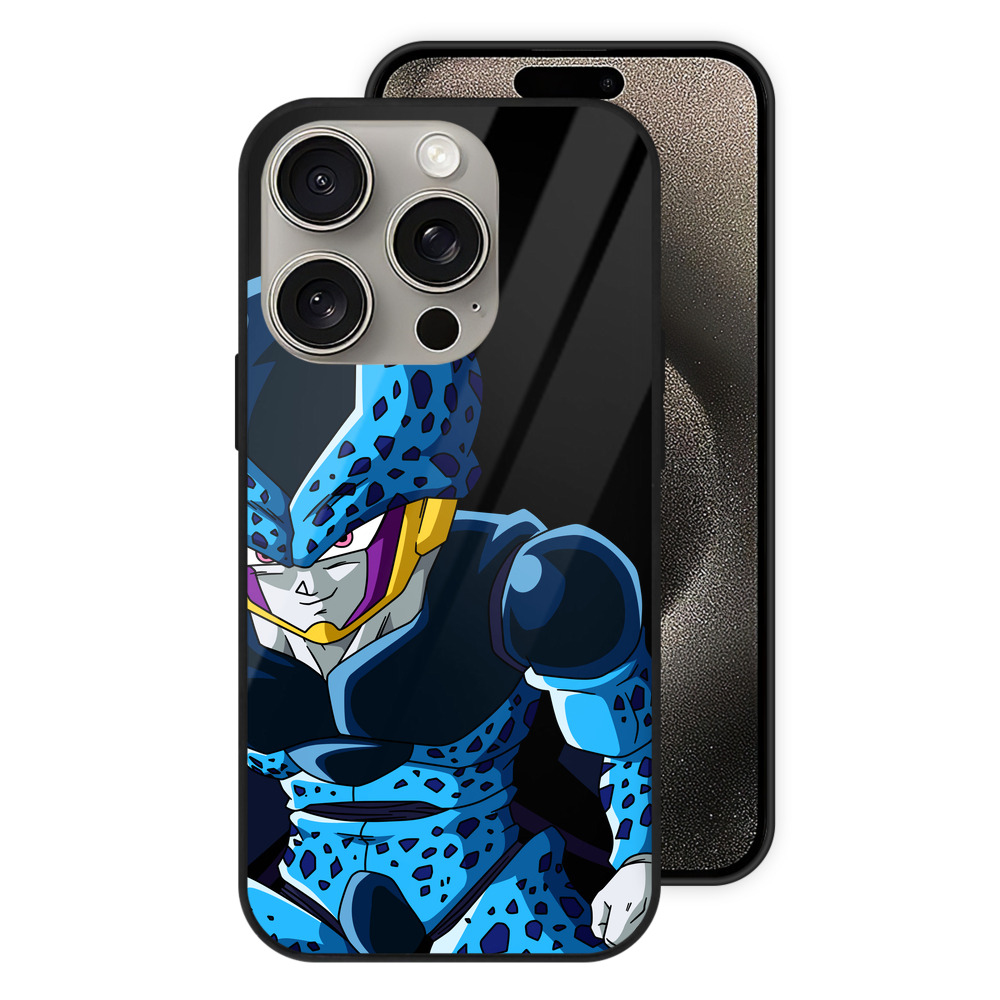 （画像用） ドラゴンボール セル DRAGON BALL Cell 【iPhone15Pro対応】スマホケース 耐衝撃＆黄変防止 背面ガラス