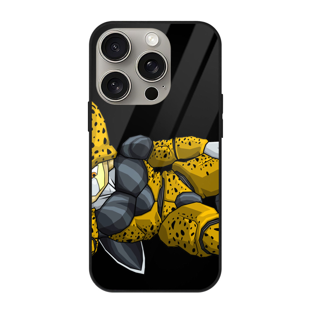 （画像用） ドラゴンボール セル DRAGON BALL Cell 【iPhone15Pro対応】スマホケース 耐衝撃＆黄変防止 背面ガラス