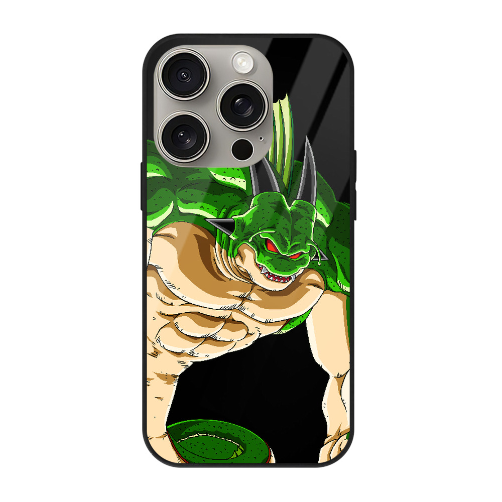 （画像用） ドラゴンボール 神龍 シェンロン DRAGON BALL Shenron 【iPhone15Pro対応】スマホケース 耐衝撃＆黄変防止 背面ガラス