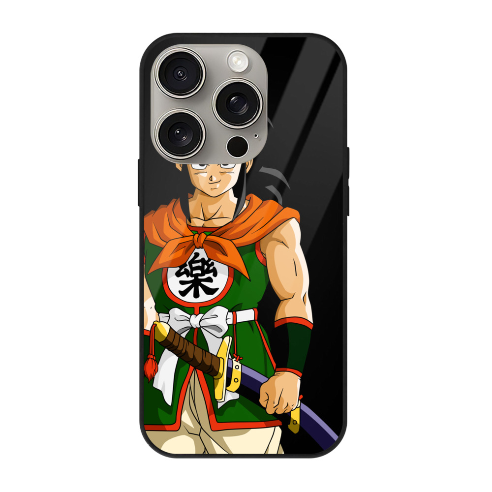 （画像用） ドラゴンボール ヤムチャ DRAGON BALL Yamcha 【iPhone15Pro対応】スマホケース 耐衝撃＆黄変防止 背面ガラス