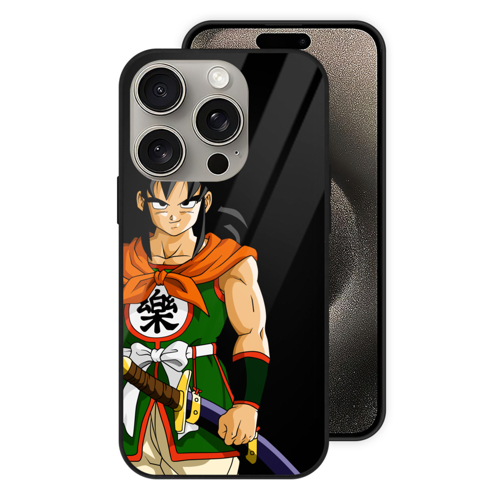 （画像用） ドラゴンボール ヤムチャ DRAGON BALL Yamcha 【iPhone15Pro対応】スマホケース 耐衝撃＆黄変防止 背面ガラス