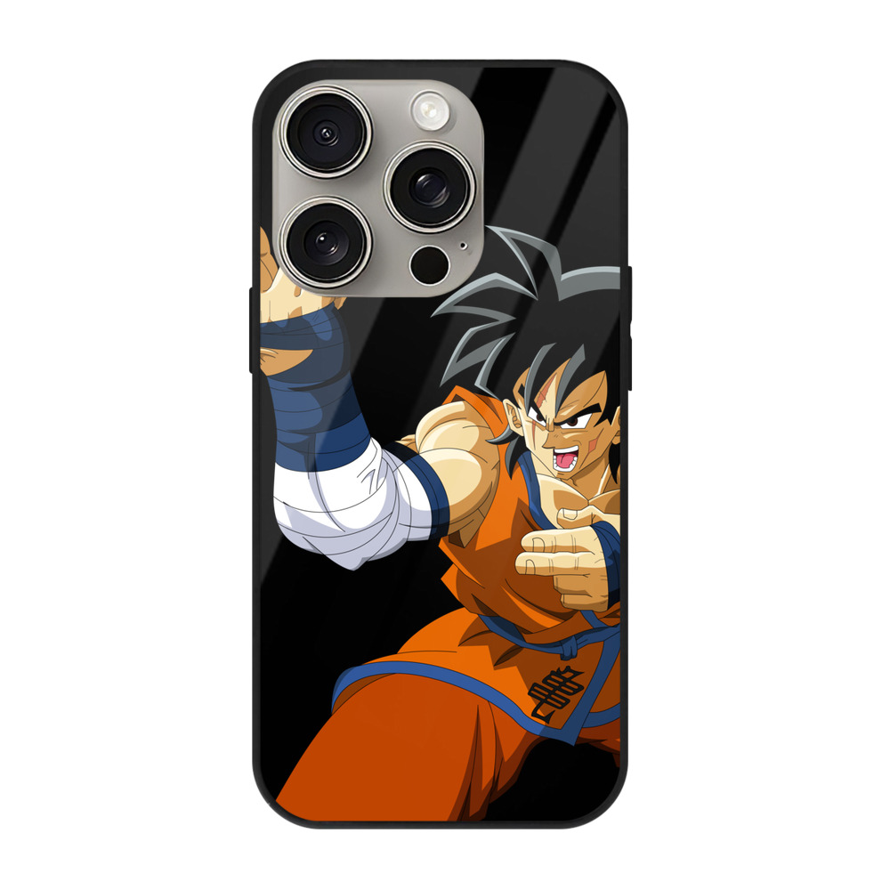 （画像用） ドラゴンボール ヤムチャ DRAGON BALL Yamcha 【iPhone15Pro対応】スマホケース 耐衝撃＆黄変防止 背面ガラス