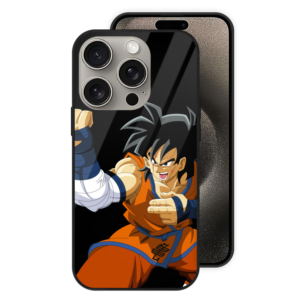 （画像用） ドラゴンボール ヤムチャ DRAGON BALL Yamcha 【iPhone15Pro対応】スマホケース 耐衝撃＆黄変防止 背面ガラス