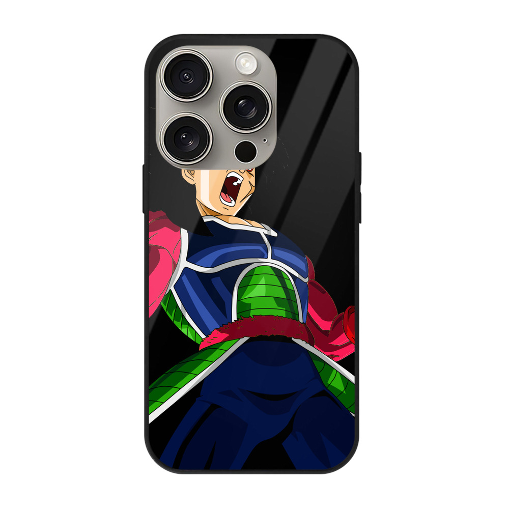（画像用） ドラゴンボール バーダック DRAGON BALL Burdock 【iPhone15Pro対応】スマホケース 耐衝撃＆黄変防止 背面ガラス