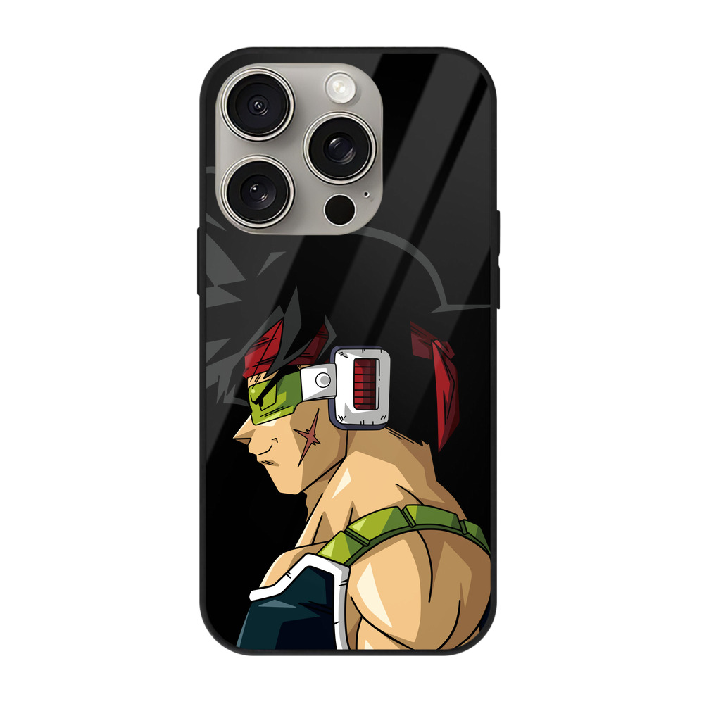 （画像用） ドラゴンボール バーダック DRAGON BALL Burdock 【iPhone15Pro対応】スマホケース 耐衝撃＆黄変防止 背面ガラス