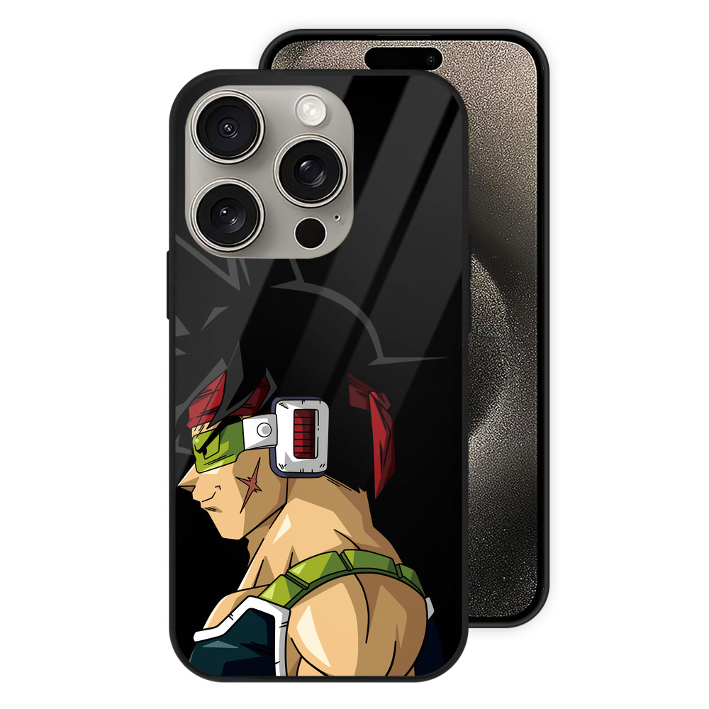 （画像用） ドラゴンボール バーダック DRAGON BALL Burdock 【iPhone15Pro対応】スマホケース 耐衝撃＆黄変防止 背面ガラス