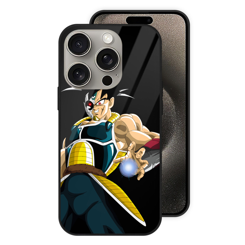 （画像用） ドラゴンボール バーダック DRAGON BALL Burdock 【iPhone15Pro対応】スマホケース 耐衝撃＆黄変防止 背面ガラス