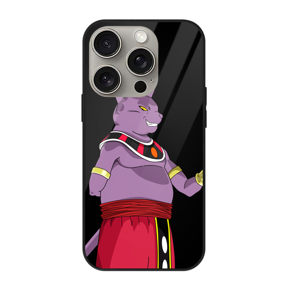 （画像用） ドラゴンボール シャンパ DRAGON BALL Champa 【iPhone15Pro対応】スマホケース 耐衝撃＆黄変防止 背面ガラス