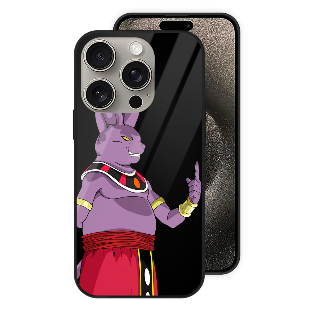 （画像用） ドラゴンボール シャンパ DRAGON BALL Champa 【iPhone15Pro対応】スマホケース 耐衝撃＆黄変防止 背面ガラス