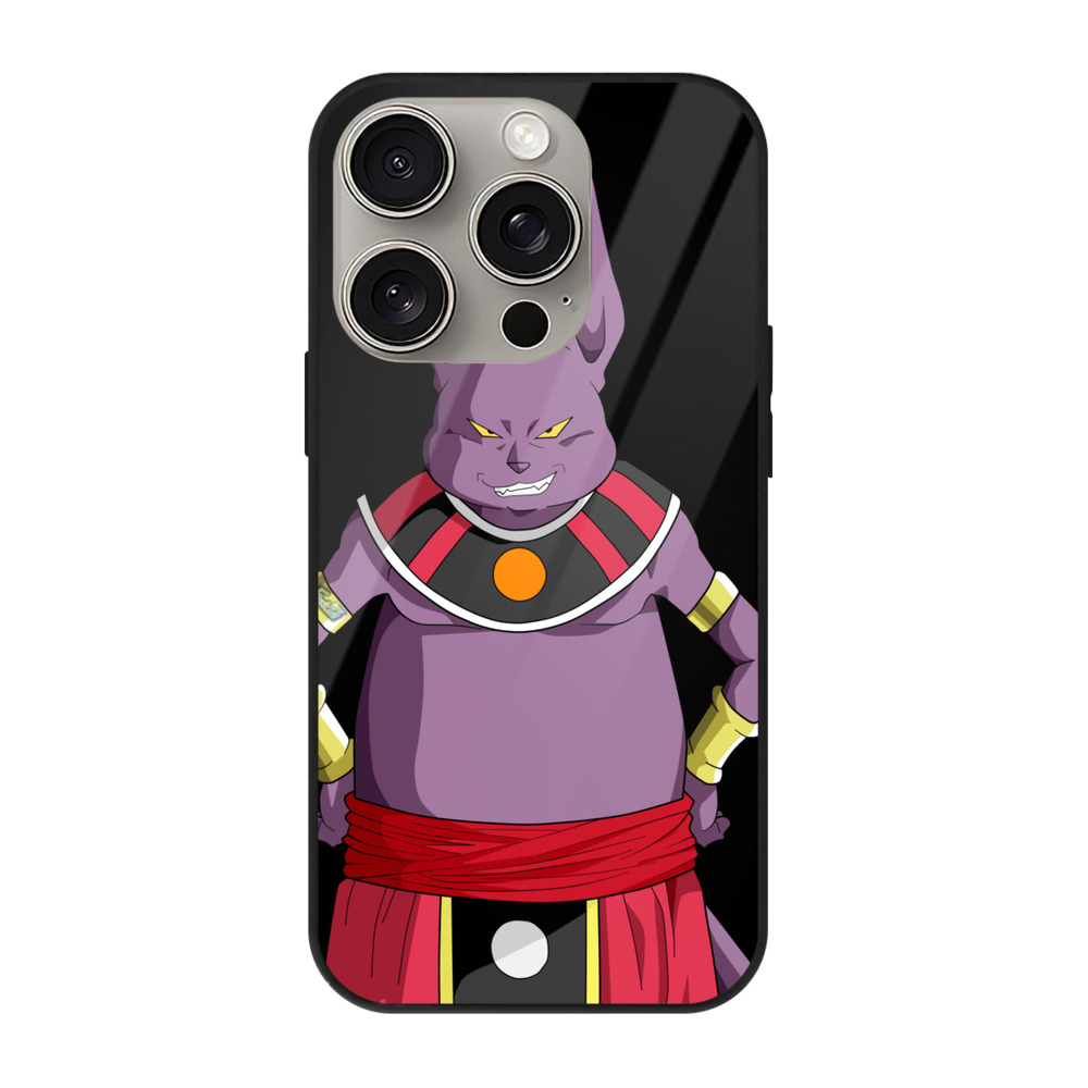 （画像用） ドラゴンボール シャンパ DRAGON BALL Champa 【iPhone15Pro対応】スマホケース 耐衝撃＆黄変防止 背面ガラス