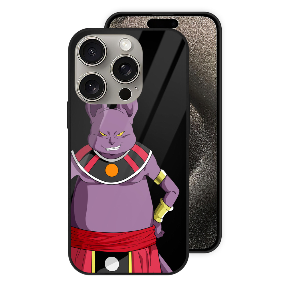 （画像用） ドラゴンボール シャンパ DRAGON BALL Champa 【iPhone15Pro対応】スマホケース 耐衝撃＆黄変防止 背面ガラス