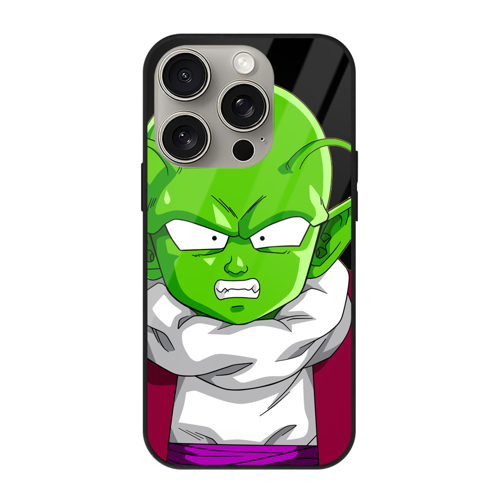 （画像用） ドラゴンボール ピッコロ DRAGON BALL Piccolo 【iPhone15Pro対応】スマホケース 耐衝撃＆黄変防止 背面ガラス