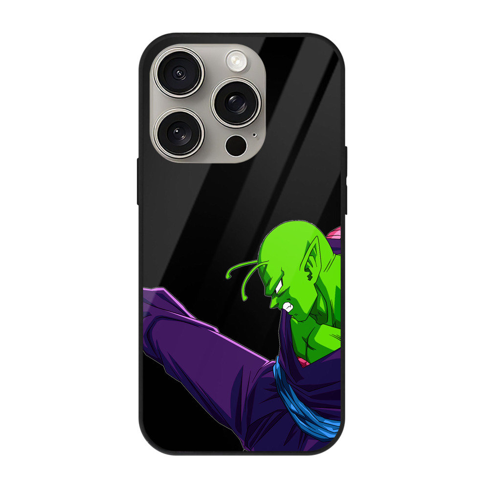 （画像用） ドラゴンボール ピッコロ DRAGON BALL Piccolo 【iPhone15Pro対応】スマホケース 耐衝撃＆黄変防止 背面ガラス