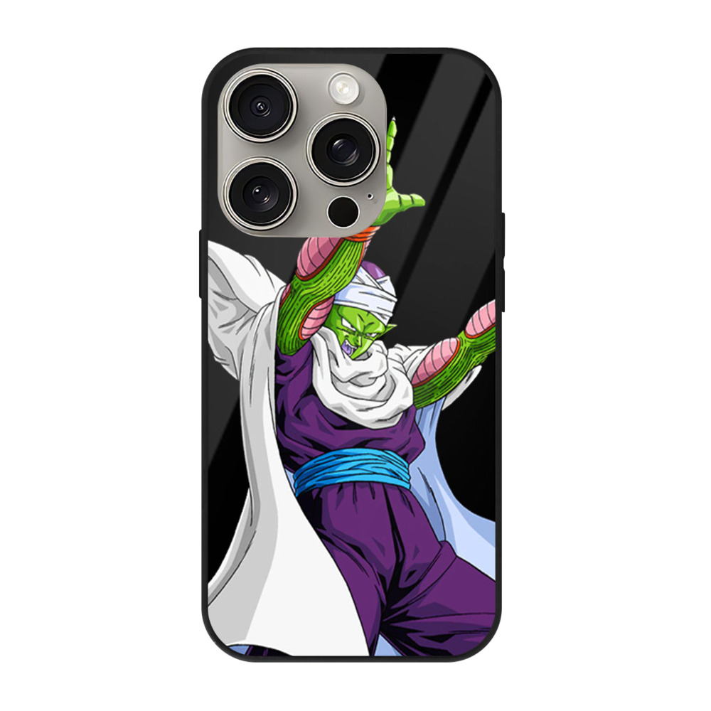 （画像用） ドラゴンボール ピッコロ DRAGON BALL Piccolo 【iPhone15Pro対応】スマホケース 耐衝撃＆黄変防止 背面ガラス